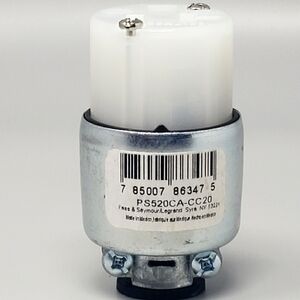 Pass & Seymour 20 Amp Armored Straight Blade Connector